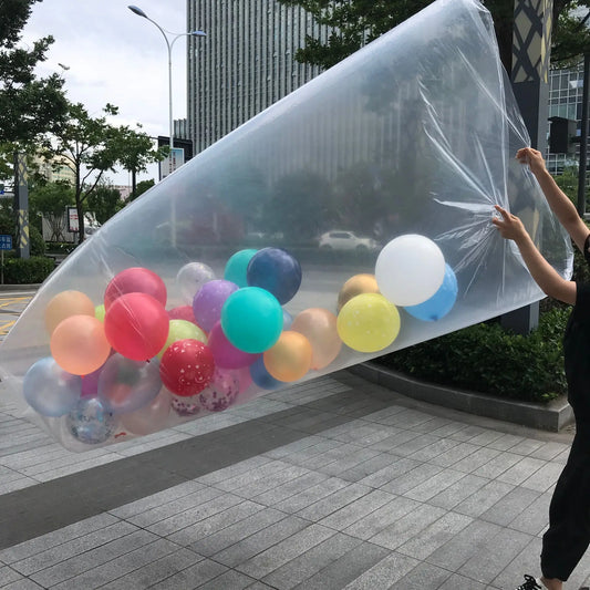 1/2/3pcs Balloon Bag Giant Storage Bag 1.5x 2.5m Transport Ballon Clear Big Plastic Bag Tool christmas Tree Disposal Storage Bag