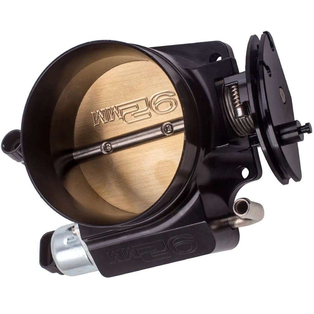 92mm Throttle Body + TPS IAC Throttle Position Sensor Idle Air Control for engine: LS Style 4 bolt intake manifold