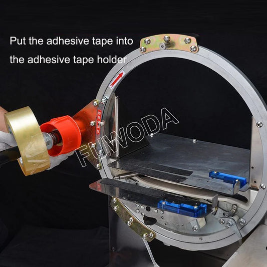 Automatic Cardboard Taper Sealer Carton Box Packing Machine Machinery with Top& Bottom Tape Sealer