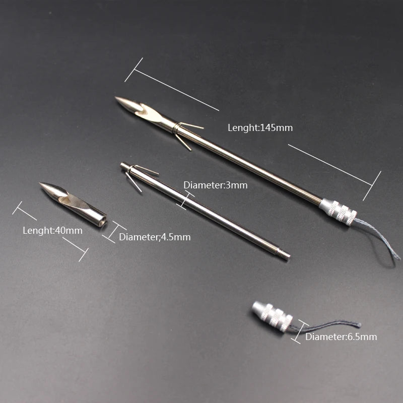 4-Color Fish Shooting Laser Fishing Metal Slingshot Outdoor Hunting Dart Shooting Slingshot Rubber Band Reel Gloves Package