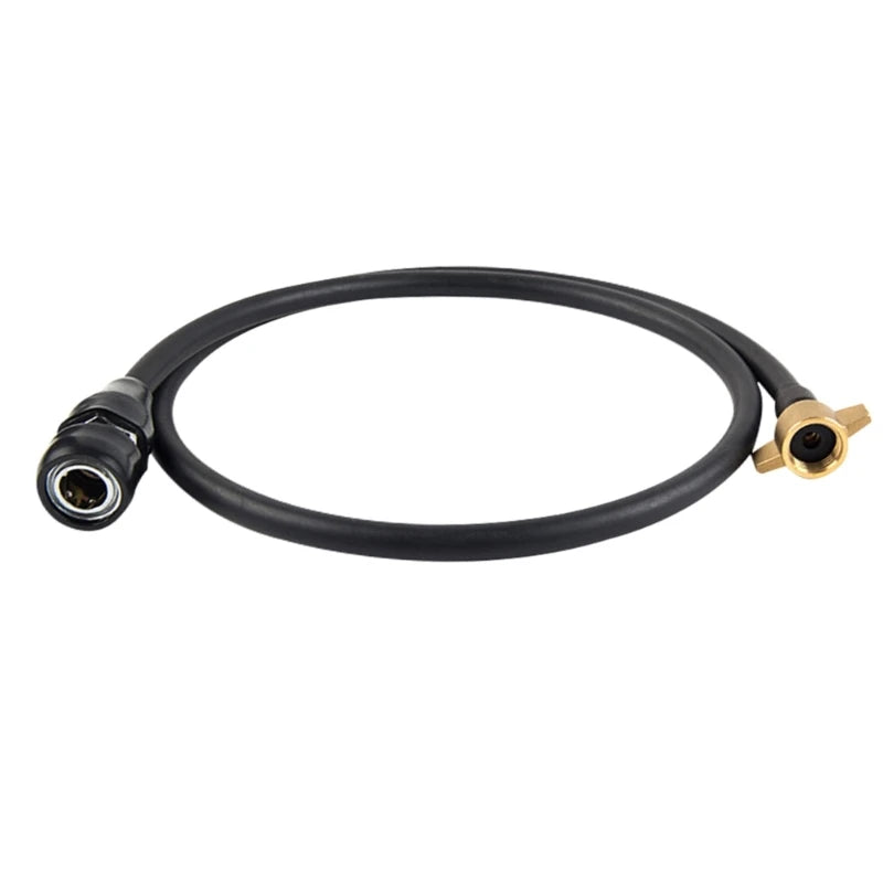 20cm Heavy Duty Truck Air Tank Air Intake Connector Rubber Connecting Pipe with SP20 Thread for Truck Trailer Air Tank Durable