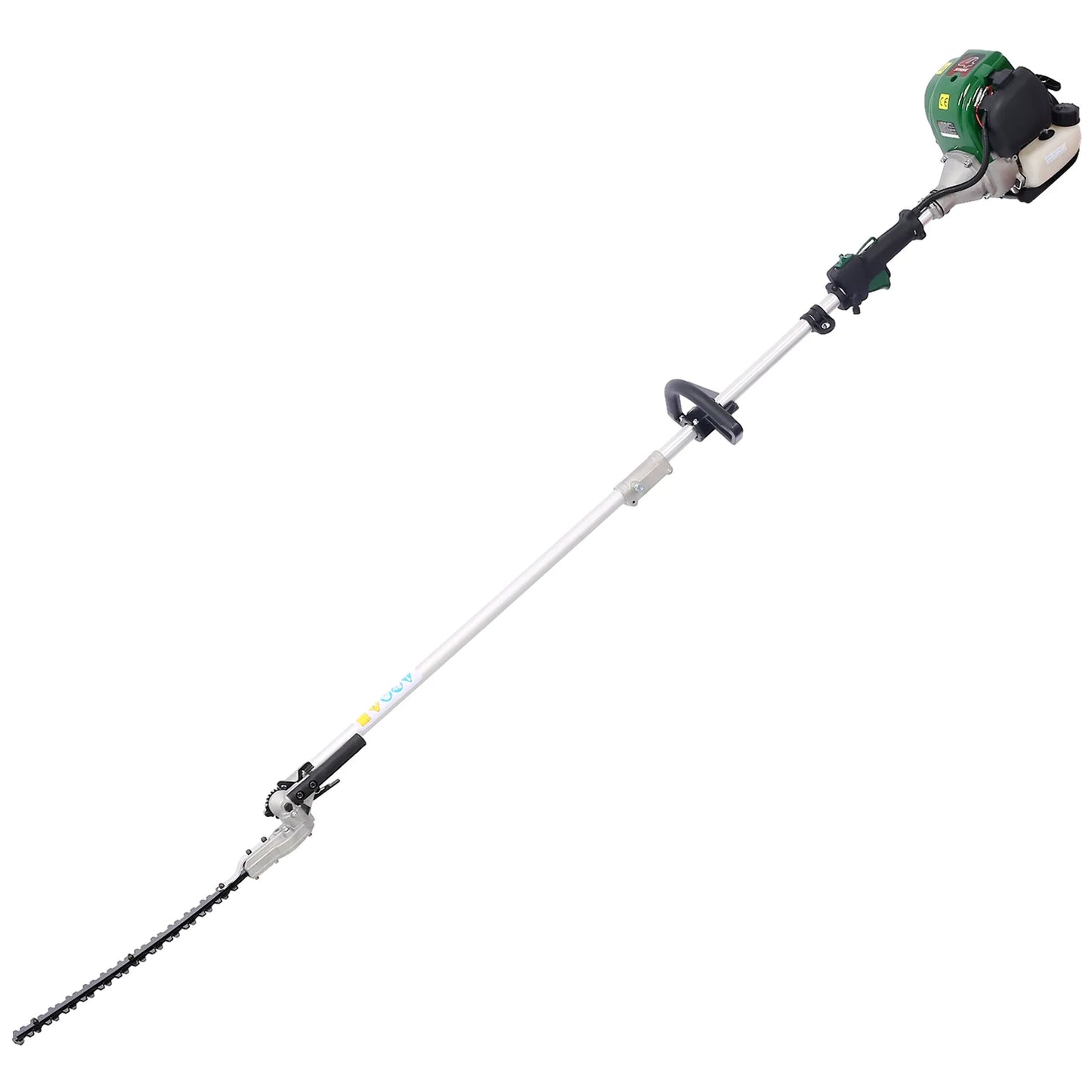 4 in 1 Multi-Functional Trimming Tool 31CC 4-Cycle Garden Tool System with Gas Pole Saw Hedge Trimmer Grass Trimmer Brush Cutter