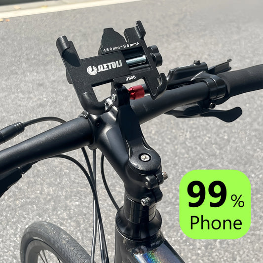 Handlebar Style Bike Phone Holder 360 ° Rotation Bicycle Phone Stand Aluminium Alloy Cycling Phone Rack