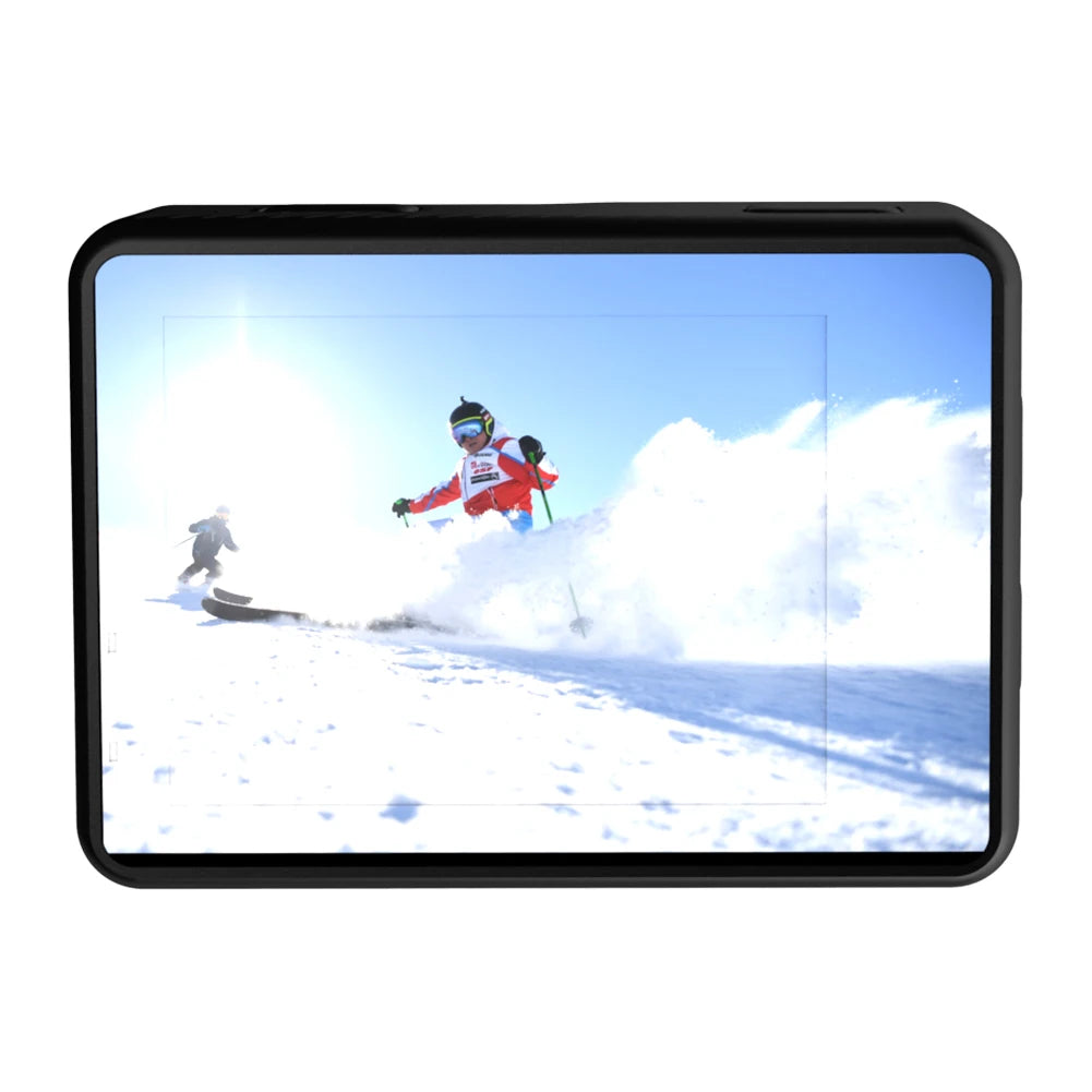 4K UHD Action Camera 1080P 30FPS 2.0 Inch IPS Screen Bicycle Video Recording Camera Anti-Shake Video Camera Dual Screen Display