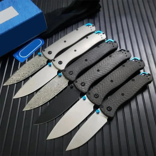 BM 535/533 Pocket Folding Knife S90V Blade Carbon Fiber/Titanium Alloy Handle Portable Outdoor Camping Hunting Cutting EDC Tools