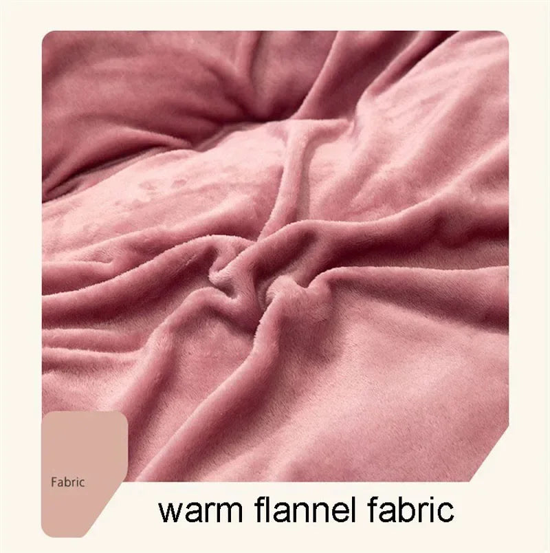 1pcs Duvet Cover Winter Warm Double Twin Queen King Quilt Cover Blanket Flannel Comforter Case Flannel Duvet Covers Bedding