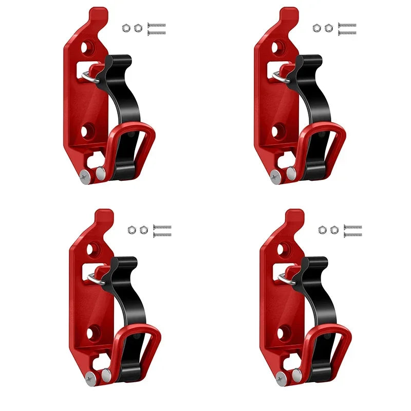 2-4PCS Tool Fixing Bracket Wall Mounting Bracket Shovel Ax Quick Release Clamp Shovel Bracket Car RV Boat Home Accessories