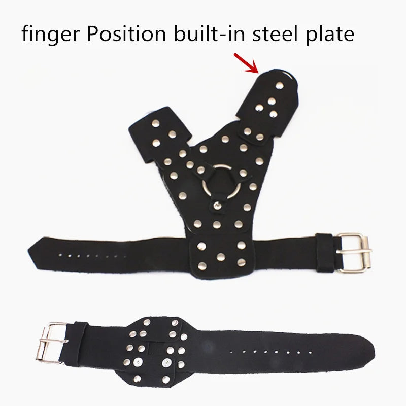 4-Color Fish Shooting Laser Fishing Metal Slingshot Outdoor Hunting Dart Shooting Slingshot Rubber Band Reel Gloves Package